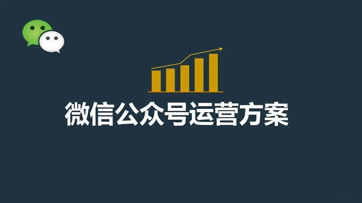 公众号运营方案